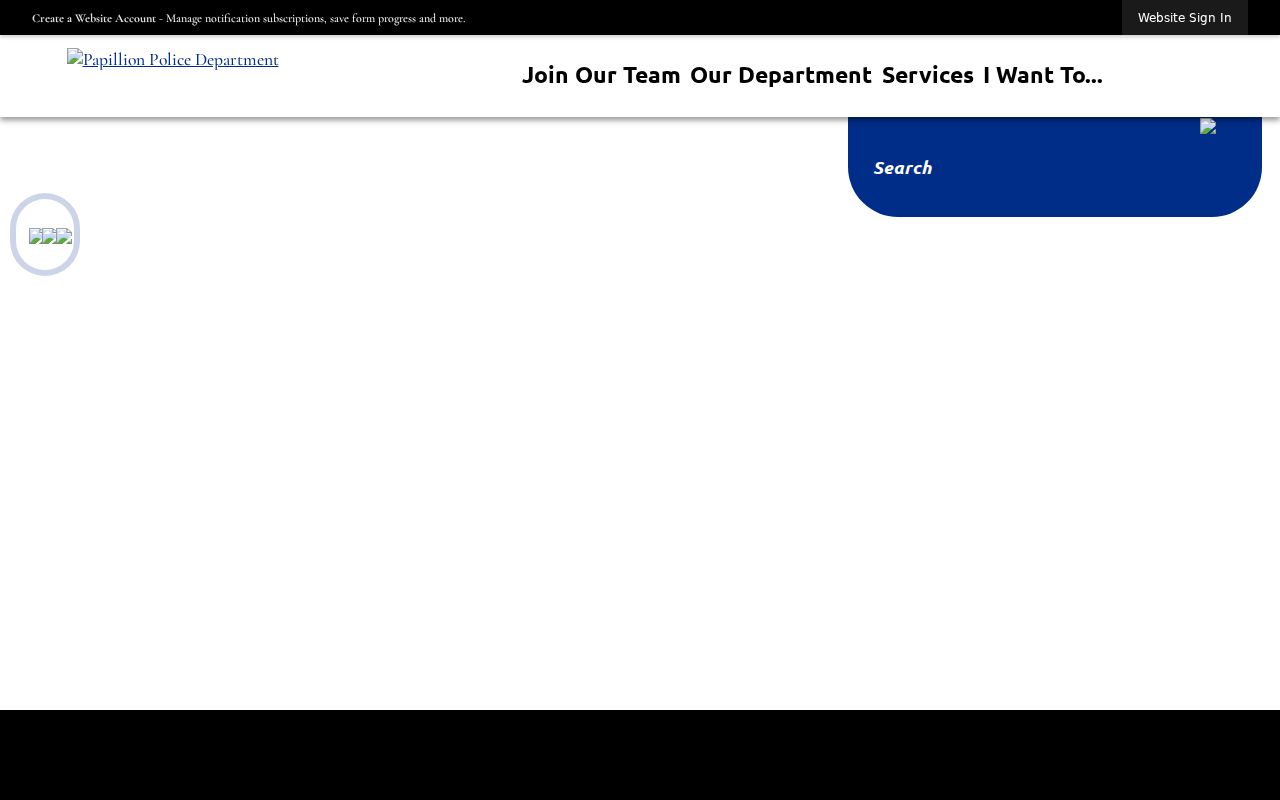 Papillion warrant records police directory
