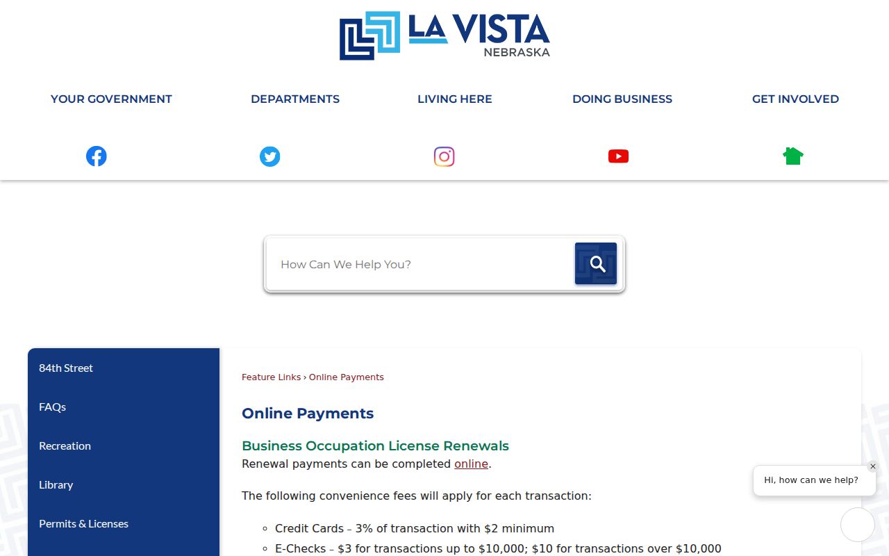 La Vista warrant records traffic code